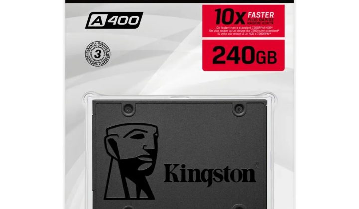 SSD Kingston A400 240GB SATA, foto do anuncio no Mercado Livre