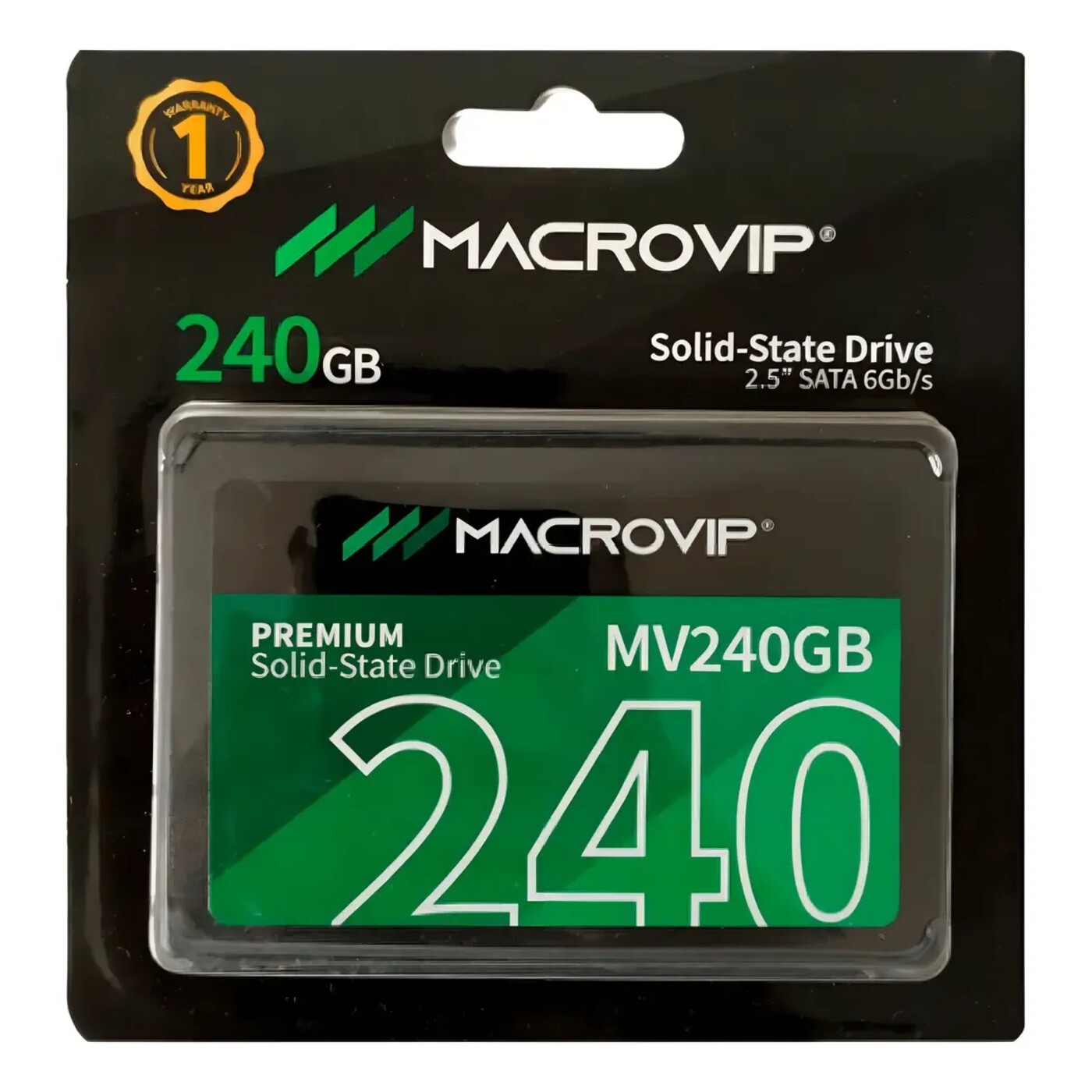 SSD SATA 2,5 polegadas de 240 GB, foto do anuncio no Mercado Livre